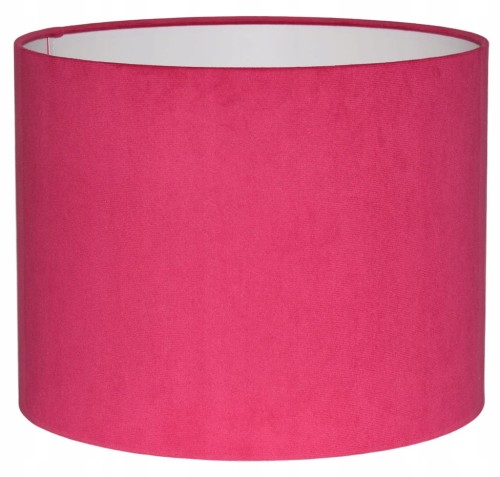 Abażur różowy MATERA - walec 25