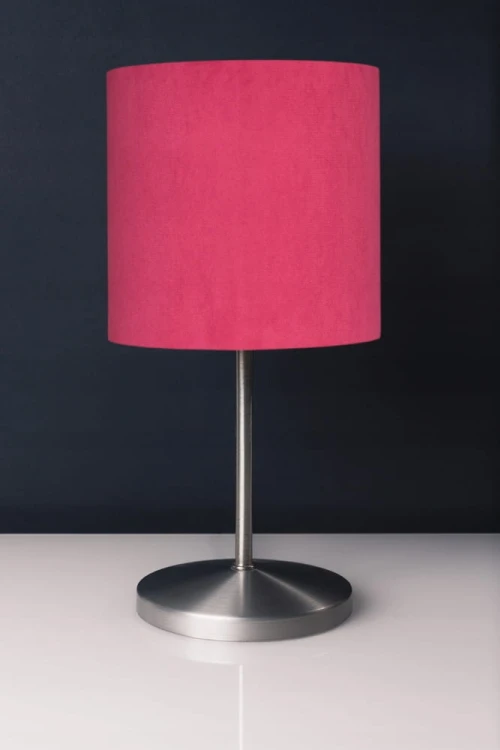 Abażur różowy MATERA - walec 20