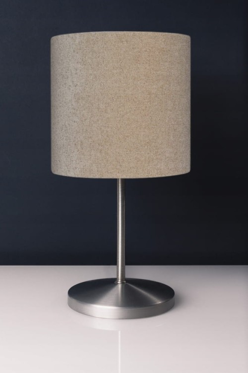 Abażur beżowy Boucle VENOSA - walec 20