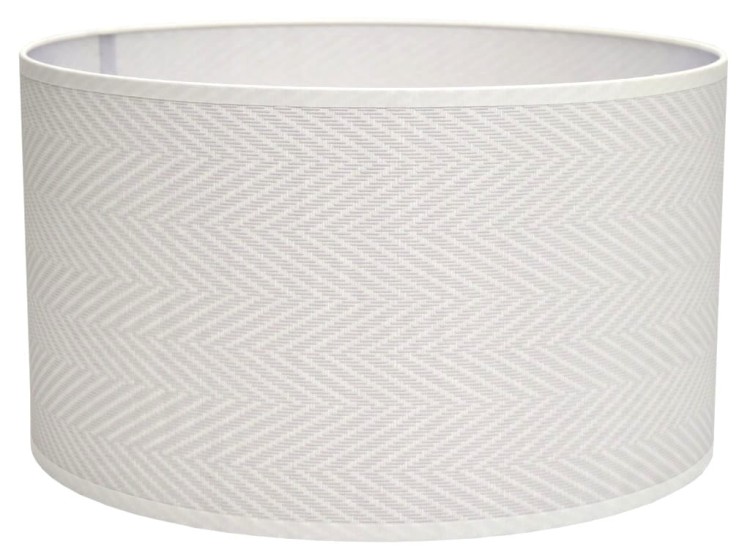 Abażur mleczno-szary KRESKI - walec 35