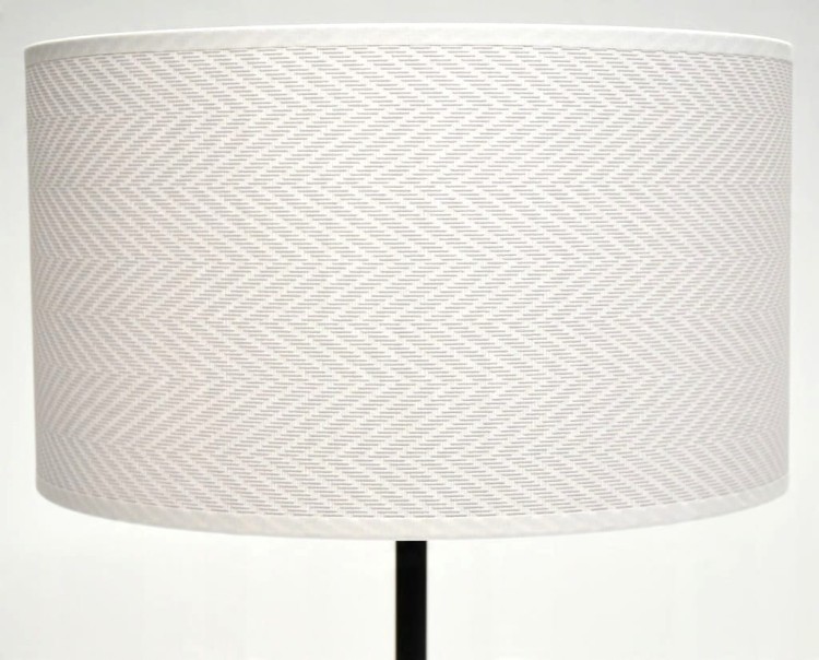 Abażur mleczno-szary KRESKI - walec 35 - zgaszony