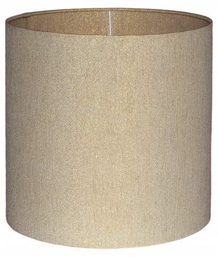 Abażur złoty LATINA - walec 15