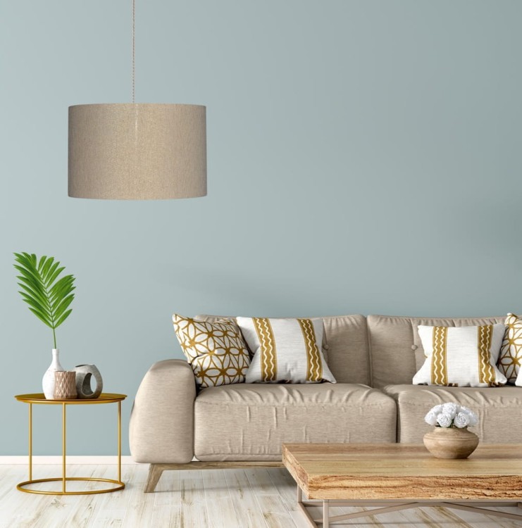 Abażur złoty LATINA - walec 40