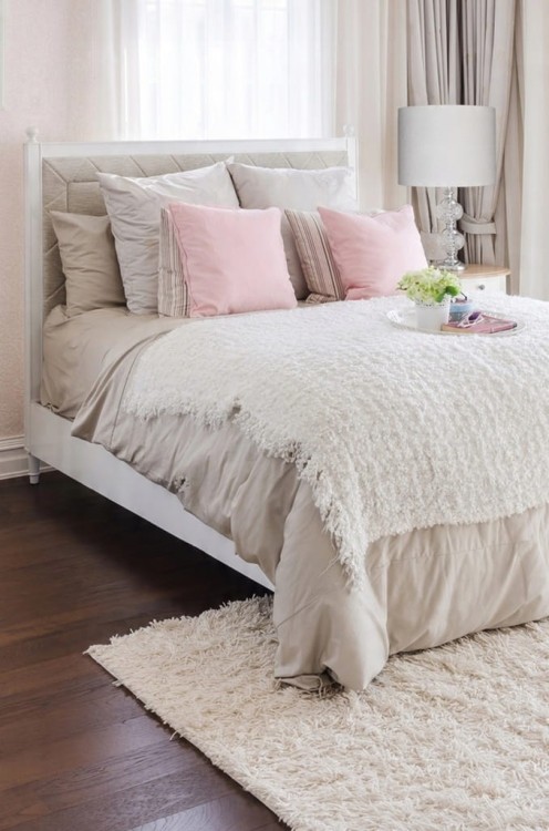 Abażur biały Boucle VENOSA - walec 50