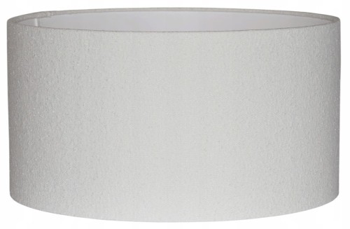 Abażur biały Boucle VENOSA - walec 45