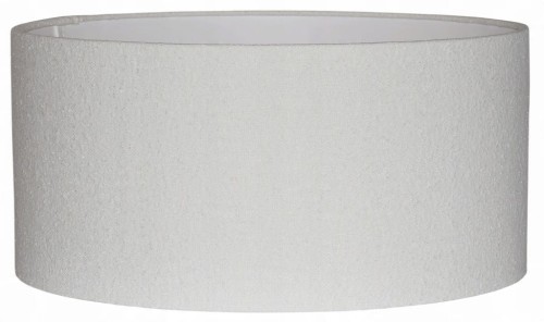 Abażur biały Boucle VENOSA - walec 40