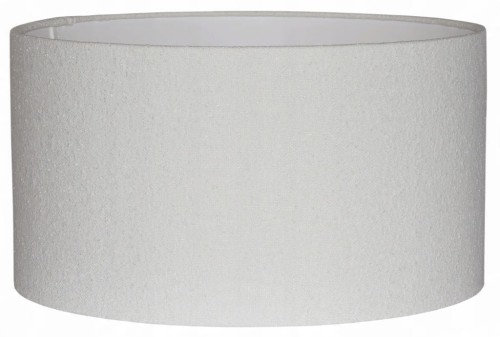 Abażur biały Boucle VENOSA - walec 35