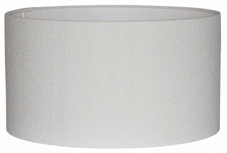 Abażur biały Boucle VENOSA - walec 35