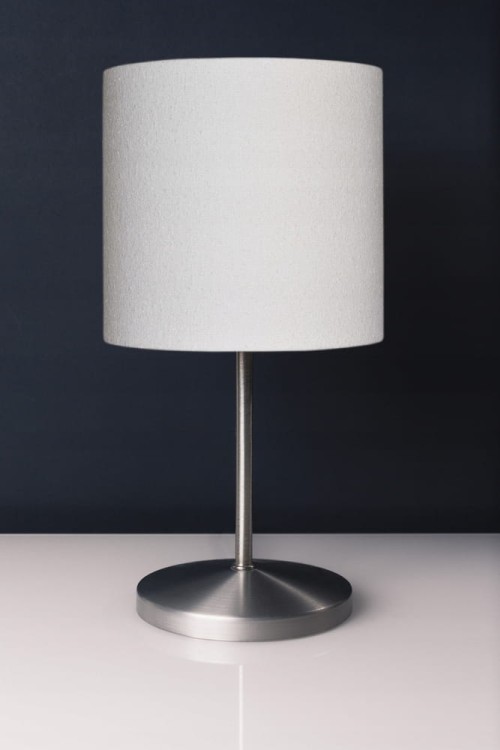 Abażur biały Boucle VENOSA - walec 35