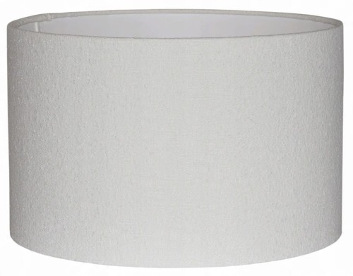 Abażur biały Boucle VENOSA - walec 30