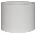 Abażur biały Boucle VENOSA - walec 25