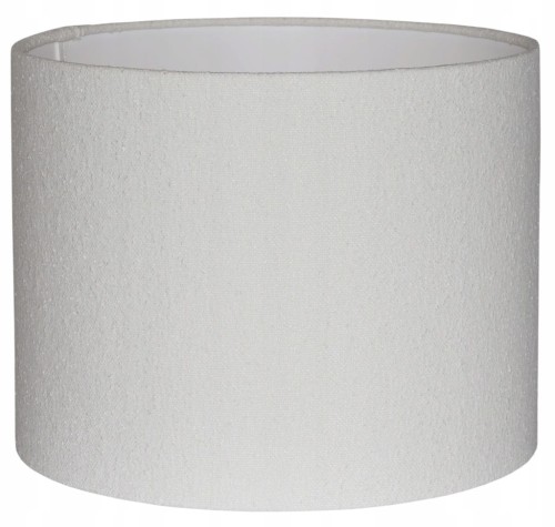 Abażur biały Boucle VENOSA - walec 25