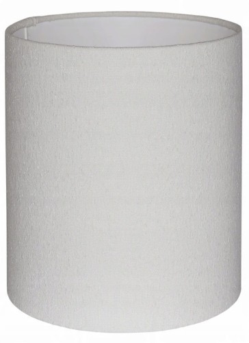 Abażur biały Boucle VENOSA - walec 13