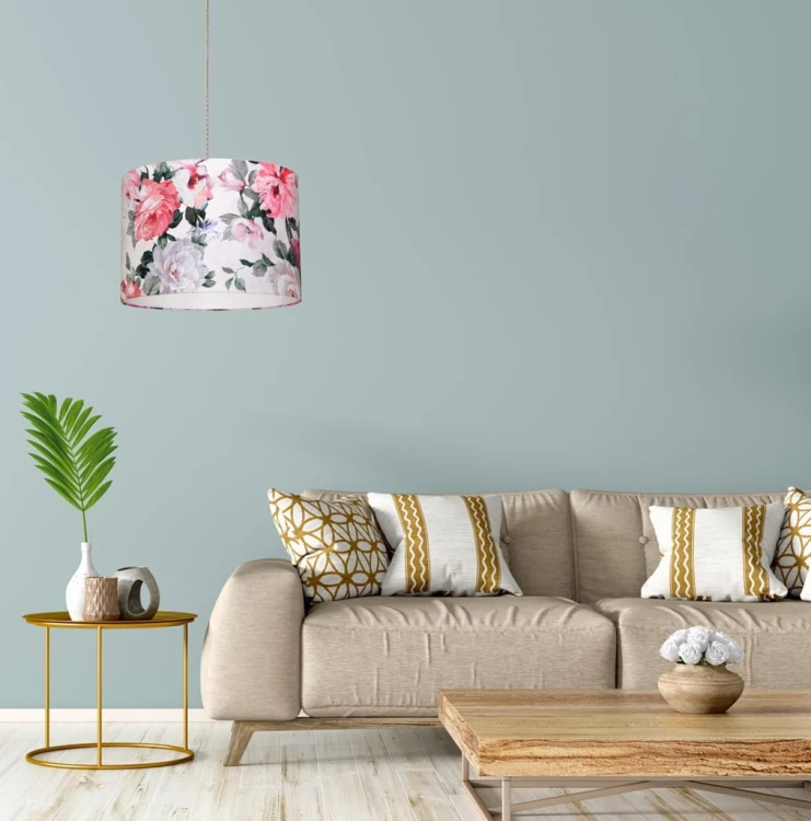 Abażur Kwiaty PRIMAVERA - walec 50