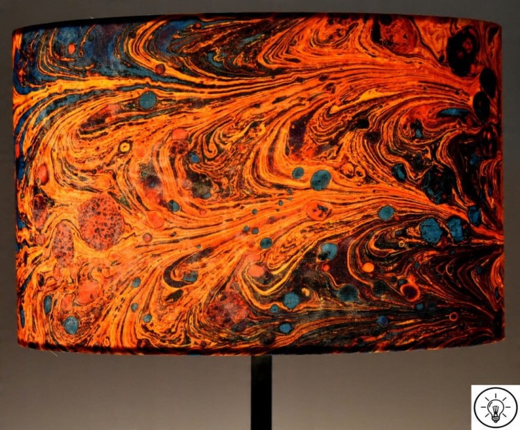 Abażur Lawa PANCA - walec 30