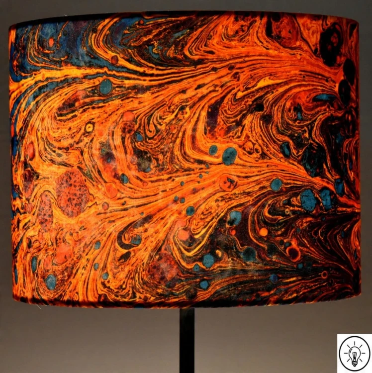 Abażur Lawa PANCA - walec 25