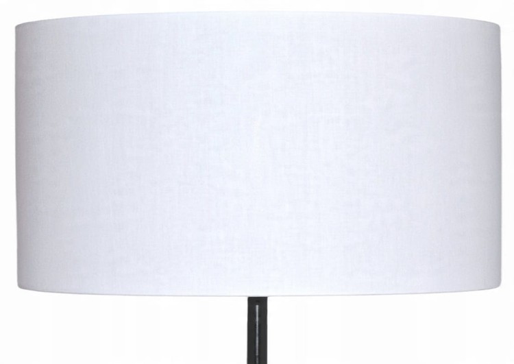 Abażur biały zimny MIRANO - walec 45