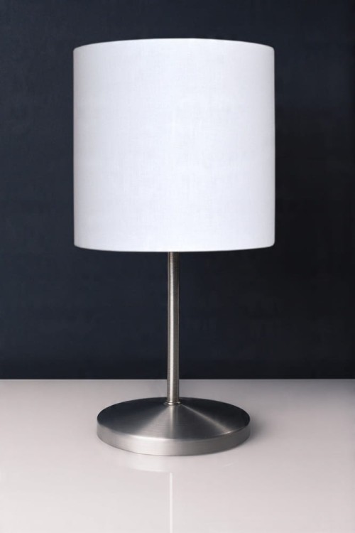 Abażur biały zimny MIRANO - walec 35