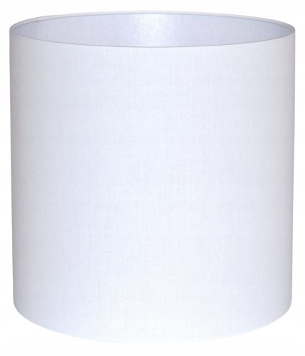 Abażur biały zimny MIRANO - walec 15