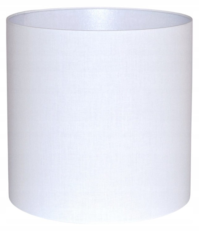 Abażur biały zimny MIRANO - walec 15