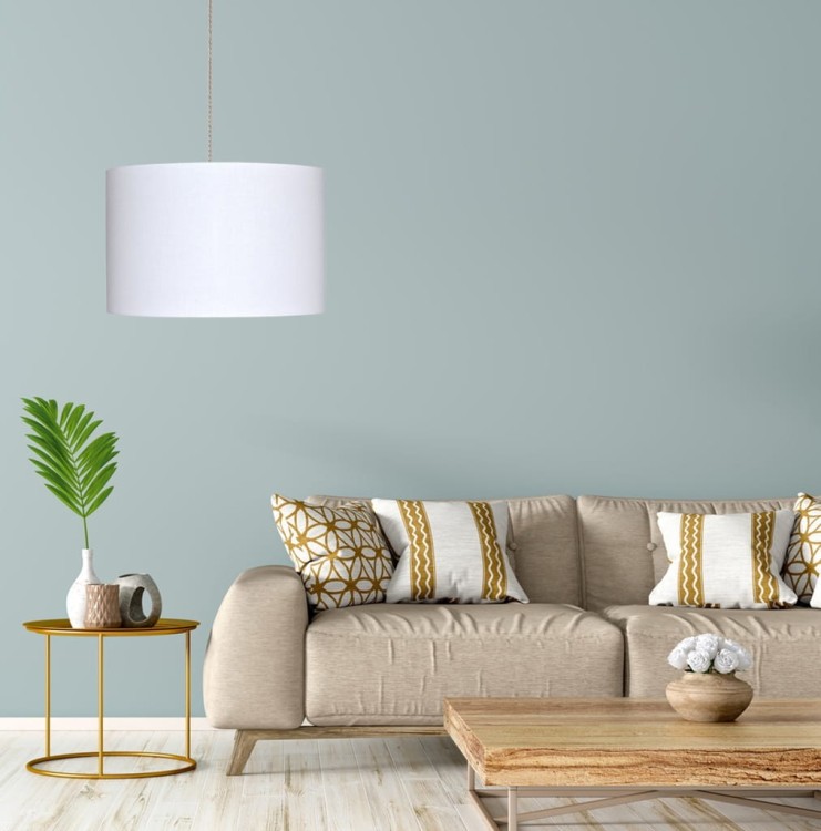 Abażur biały zimny MIRANO - walec 15