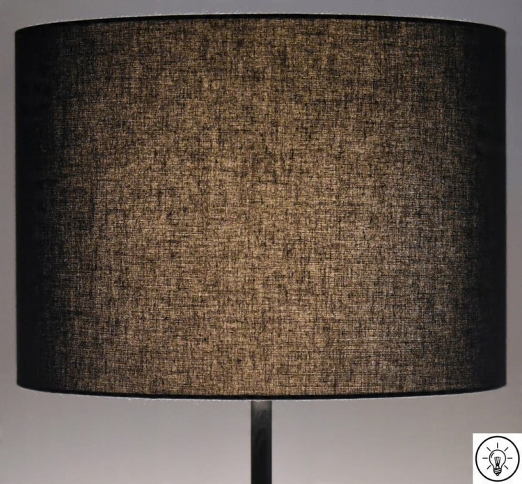 Abażur czarny MIRANO - walec 20