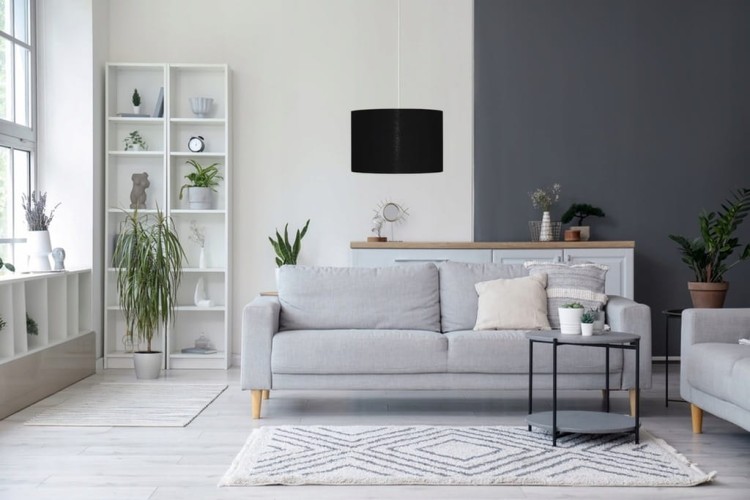 Abażur czarny MIRANO - walec 20