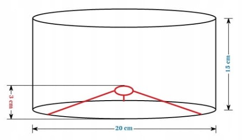 Abażur brudny szary MIRANO - walec 20