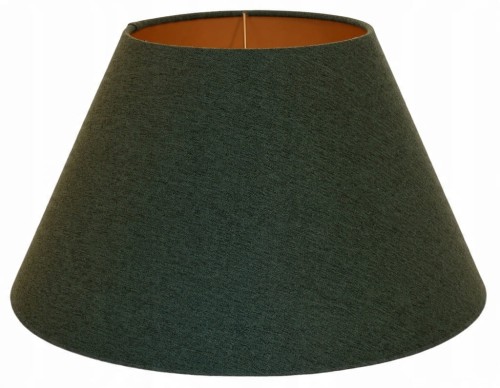 Abażur zielony sosnowy + złoty AVOLA - stożek A 40