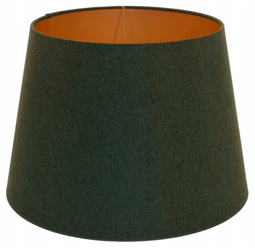 Abażur zielony sosnowy + złoty AVOLA - stożek B 44