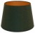 Abażur zielony sosnowy + złoty AVOLA - stożek B 44
