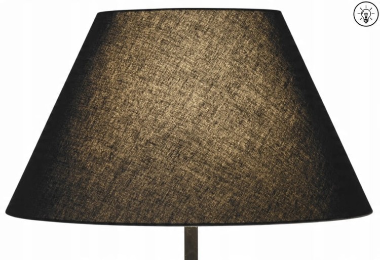 Abażur czarny MIRANO - stożek A 31