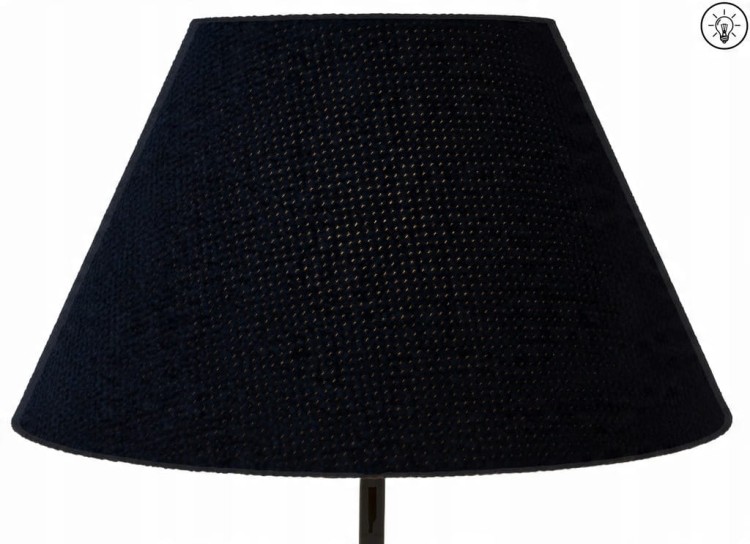 Abażur granatowy + złoty AREZZO - stożek A 25