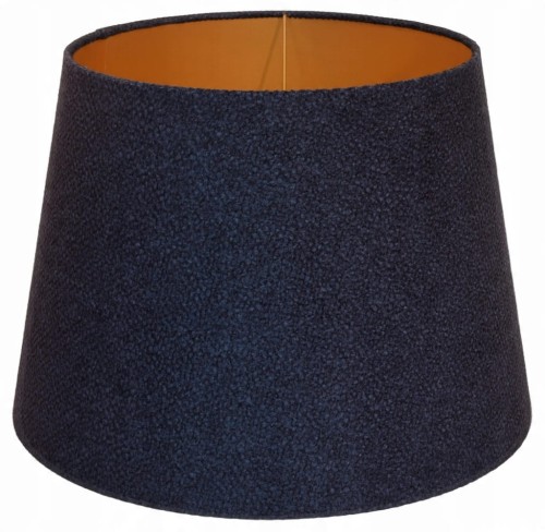 Abażur granatowy + złoty AREZZO - stożek B 30