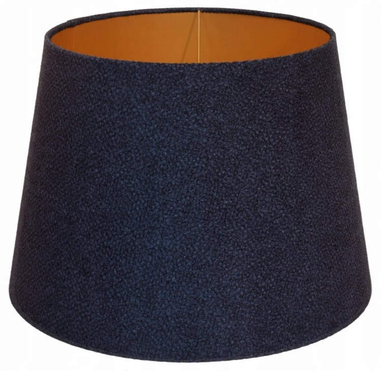 Abażur granatowy + złoty AREZZO - stożek B 40