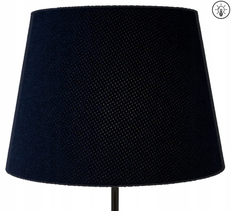 Abażur granatowy + złoty AREZZO - stożek B 40