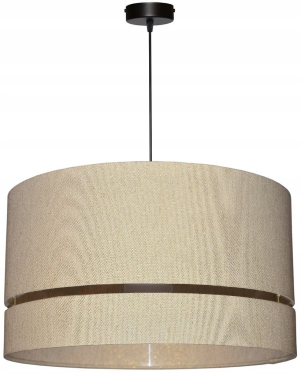 Abażur złoty LATINA - podwójny 40 - na zawieszeniu