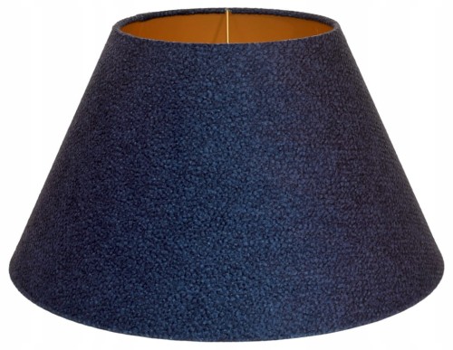 Abażur granatowy + złoty AREZZO - stożek A 50