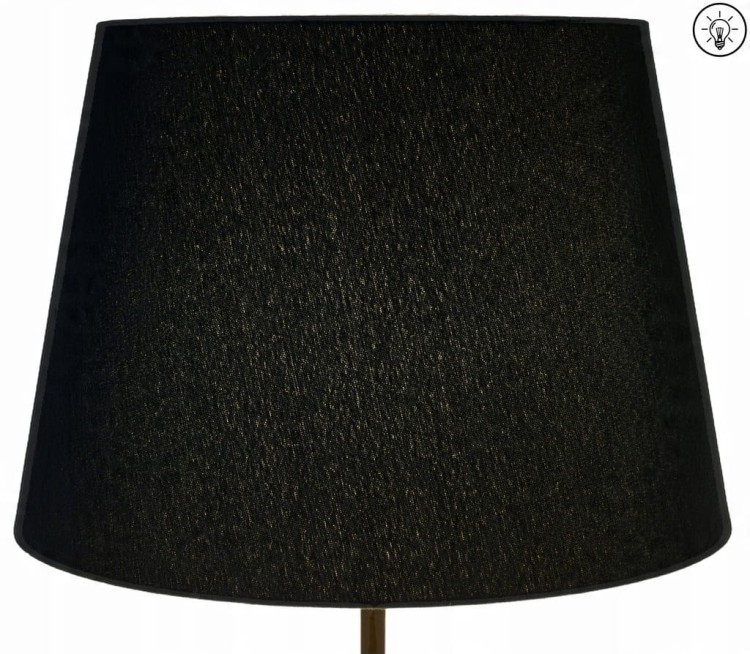 Abażur ciemny turkusowy + złoty AVOLA - stożek B 30