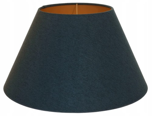 Abażur ciemny turkusowy + złoty AVOLA - stożek A 31