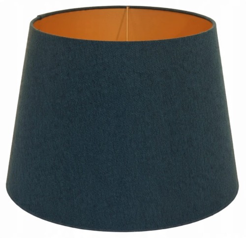 Abażur ciemny turkusowy + złoty AVOLA - stożek B 40