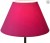 Abażur różowy MATERA - stożek A 40