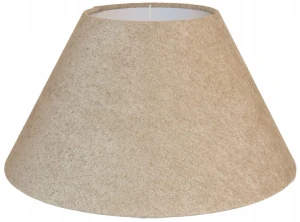 Abażur beżowy Boucle VENOSA - stożek A 50