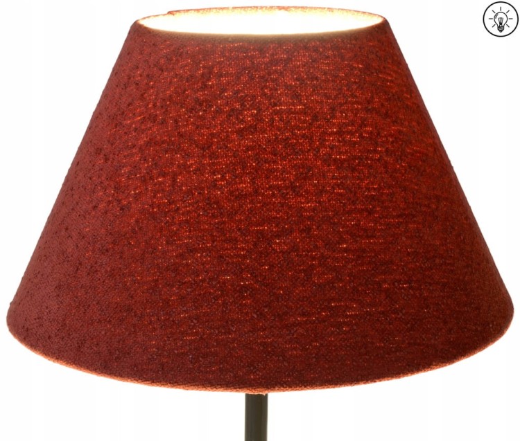 Abażur terakota Boucle VENOSA - stożek A 25