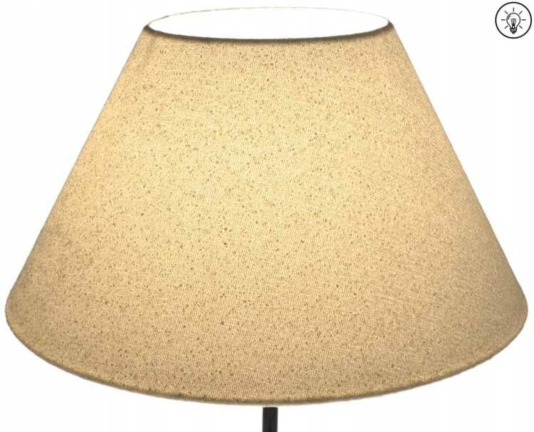 Abażur biały Boucle VENOSA - stożek A 50