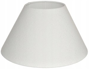 Abażur biały Boucle VENOSA - stożek A 50