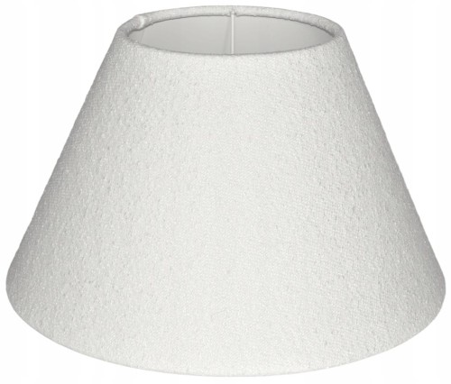 Abażur biały Boucle VENOSA - stożek A 25