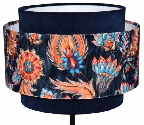 Abażur Kwiaty Orientu PANCA - tort 35 - zgaszony 1