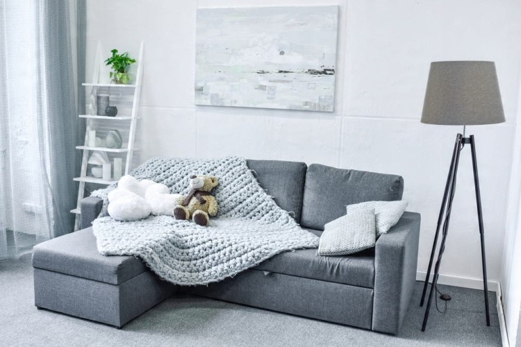 Abażur szary AVOLA - stożek A 31