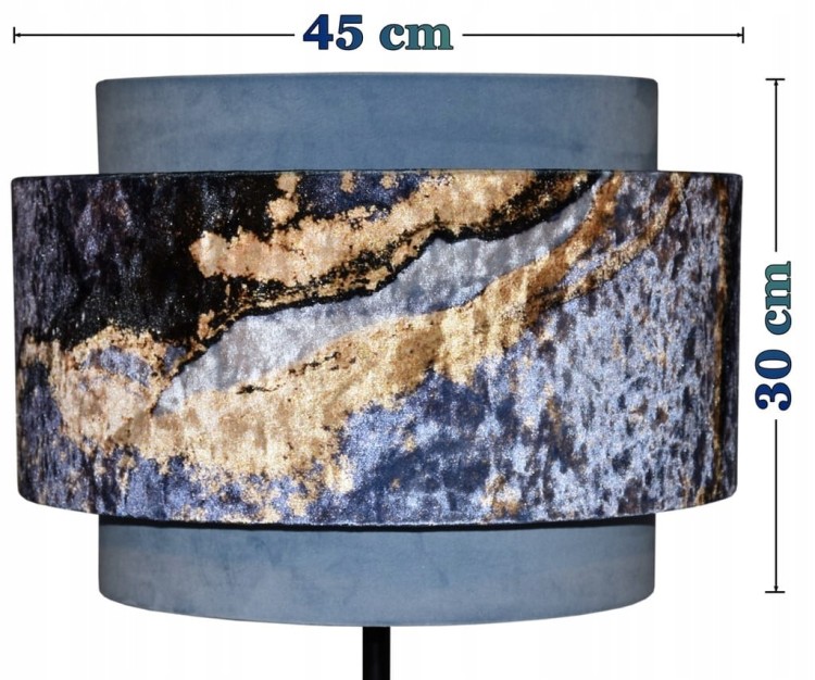 Abażur Geody 03 PANCA - tort 45 - wymiary